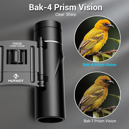 Verrekijker - 10x25 - Compact - Opvouwbaar - Scherp beeld