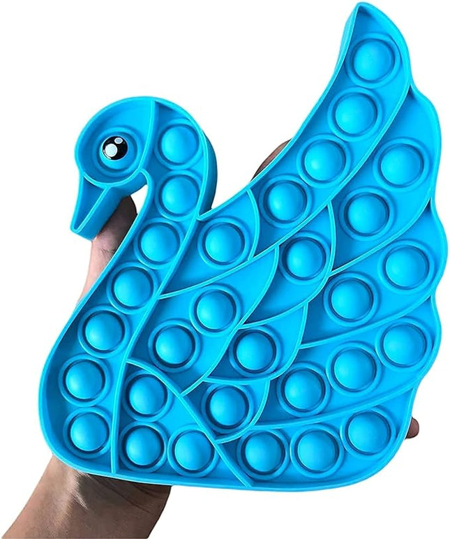 Fidget Toy - Anti-stress Speelgoed voor Kinderen en Volwassenen - Zwaan Blauw