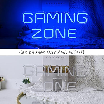 Neon Mood Light Board -  Gaming Zone  - Dimbaar - Inclusief Ophangset