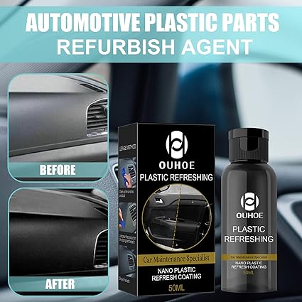 Nano Plastic Vernieuwende Coating - Auto Kunststof Revitalisator (50 ml)