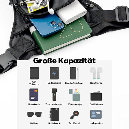 Beentas - Motor en Fiets- Heuptas - Waterdicht en Praktisch