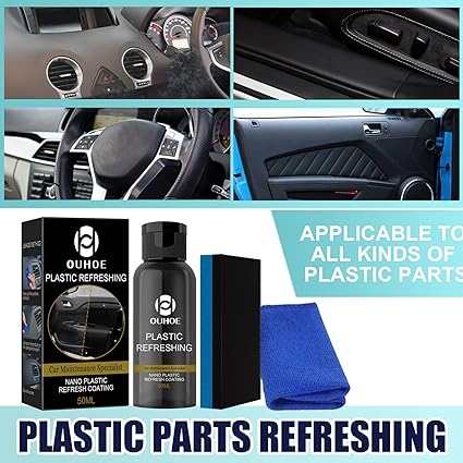 Nano Plastic Vernieuwende Coating - Auto Kunststof Revitalisator (50 ml)