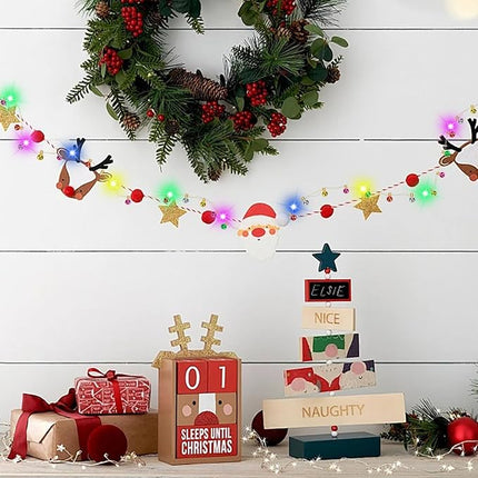 Magische Lichtsnoer 2m – Kleurrijke Mini LED - Kerst