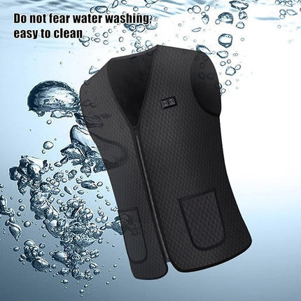 Verwarmde Bodywarmer – Premium Waterbestendig Vest met Warmteregeling