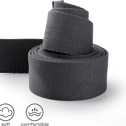 Yoga & Pilates Stretch Riem | 1.8 M - Grijs