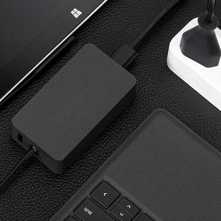 Oplader geschikt voor Surface Pro, Book en Laptop – 102 W - Snel - Met Extra USB Poort - 2 in 1