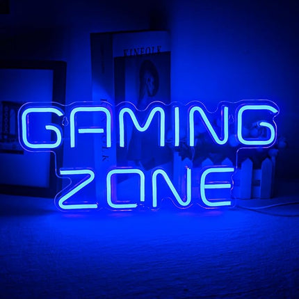 Neon Mood Light Board -  Gaming Zone  - Dimbaar - Inclusief Ophangset