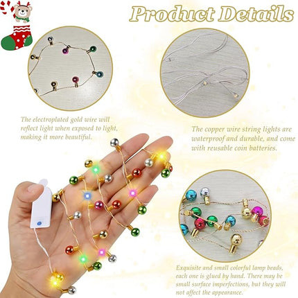 Magische Lichtsnoer 2m – Kleurrijke Mini LED - Kerst