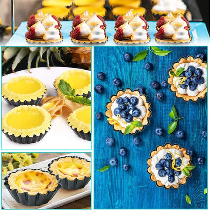 12x Herbruikbare Cupcake- en Muffinvormen - Non-stick - BPA-vrij