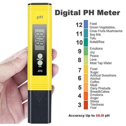 4 in 1 Digitale pH Meter en Waterkwaliteit Tester Set - pH TDS EC Temperatuur