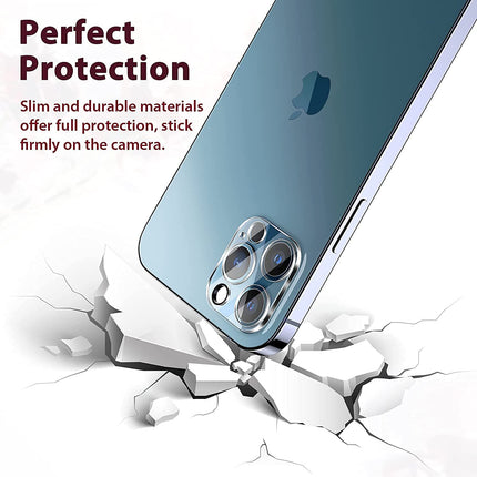 Camera Lens Protector Compatible with iPhone 12 Pro 6.1 Inch 3 Pack Ultra Clear Thin Tempered Glass Case Friendly Camera Lens Cover Full Scratch Protection (iPhone 12 Pro 6.1 Inch)