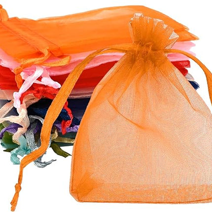 20 Stuks Organza Zakjes - Veelkleurige Geschenkzakjes met Trekkoord - Perfect voor Sieraden, Snoep en Bruiloften en meer