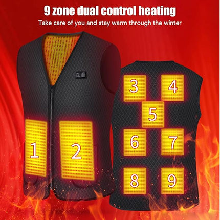 Verwarmde Bodywarmer – Premium Waterbestendig Vest met Warmteregeling