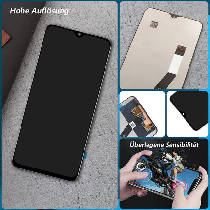 Ersatz-LCD-Bildschirm und Touchscreen-Digitizer-Display mit Werkzeug für Xiaomi Redmi 9 für Redmi 9/Redmi 9 Prime (Schwarz, nicht für Redmi 9A/9C) 