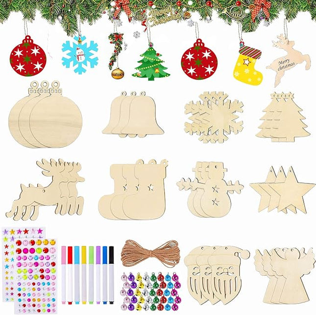 Kerstboomdecoraties - DIY Knutselen voor Kinderen - Set van 100