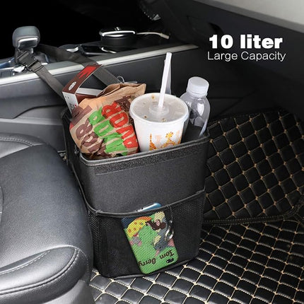 Auto Prullenbak En Koeltas - met Deksel – 10L - Waterdicht en Multifunctioneel