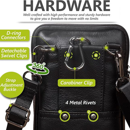 Cross Body Tas - Leren Schoudertas – Stijlvol en Multifunctioneel