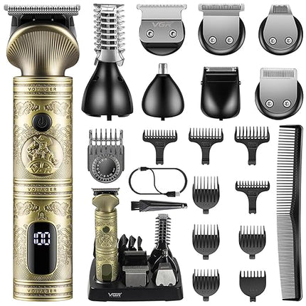 Baard, Haar en Grooming Trimmer - LED Display - 6 in 1 - Draadloos