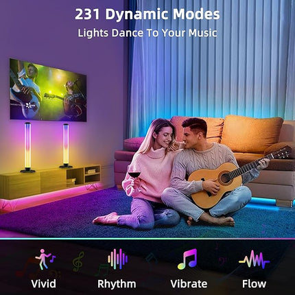 Led Light Bar - 360° Verlichting - Muziek en App Control - Sfeervol