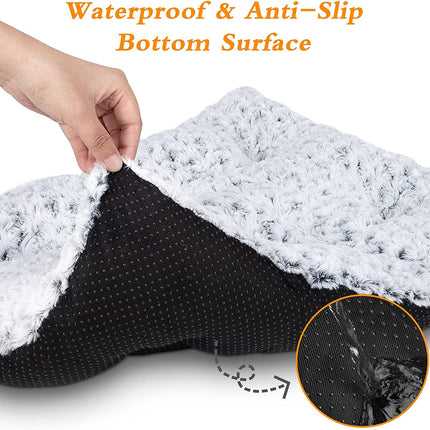 Dog Beds Medium Washable Dog Crate Mattress Comfortable Dog Pad Warm Dog Mattress with Non-Slip Bottom Foldable Dog Crate Bed Pad Blanket Dog Cat Kennel (29x21inch)