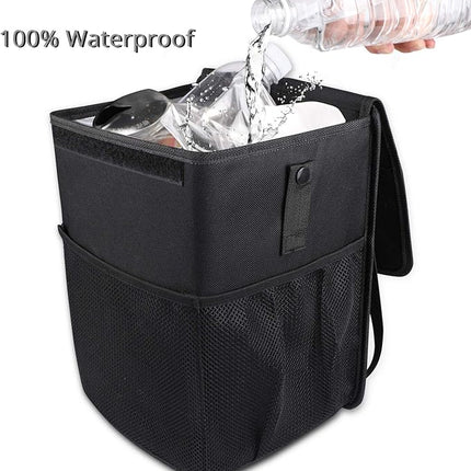 Auto Prullenbak En Koeltas - met Deksel – 10L - Waterdicht en Multifunctioneel