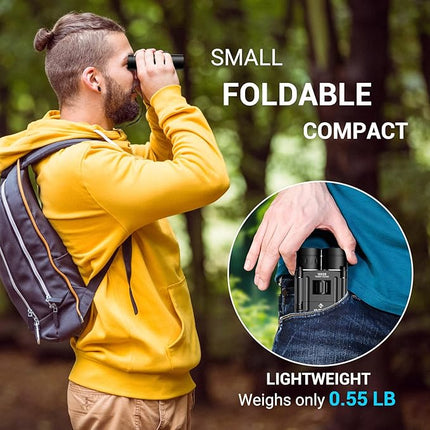 Verrekijker - 10x25 - Compact - Opvouwbaar - Scherp beeld