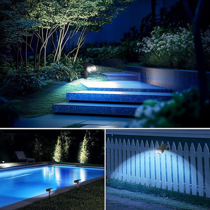 Solar Buitenlamp met Sensor – 2 Stuks - Waterdicht - 6500K LED