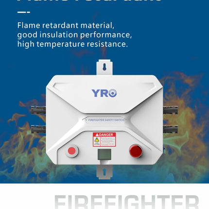 YRO Veiligheidsschakelaar – Brandbeveiliging Zonnepanelen - Snelle DC-Uitschakeling
