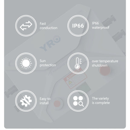YRO Veiligheidsschakelaar – Brandbeveiliging Zonnepanelen - Snelle DC-Uitschakeling