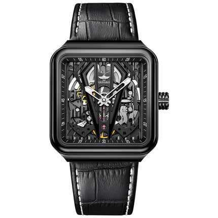 Skeleton Horloge – Mechanisch en Waterdicht - Zwart