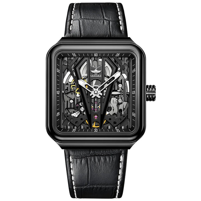 Skeleton Horloge – Mechanisch en Waterdicht - Zwart