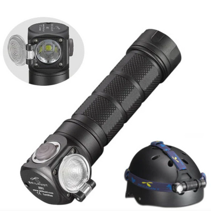 H03 flashlight - IPX-8 waterproof - 1200 Led lumen - magnetic - main flashlight