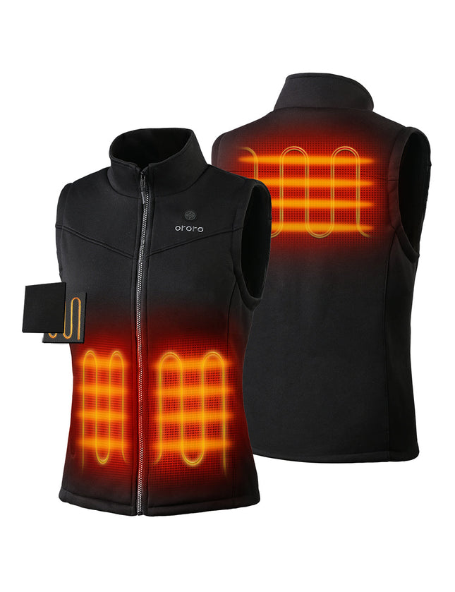 Verwarmde Bodywarmer - Inclusief Accu – Zwart – Maat XL