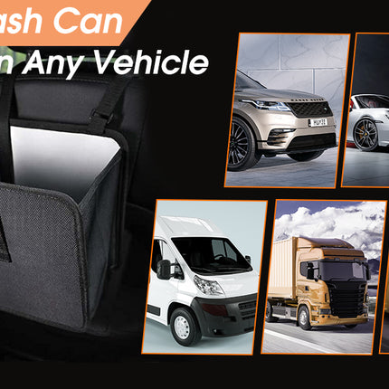 Auto Prullenbak - 7L - Waterdicht - Opvouwbaar - Lekvrij met Deksel