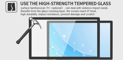 Hochwertiger kapazitiver Touchscreen – 10-Punkt-Touch-Funktionalität