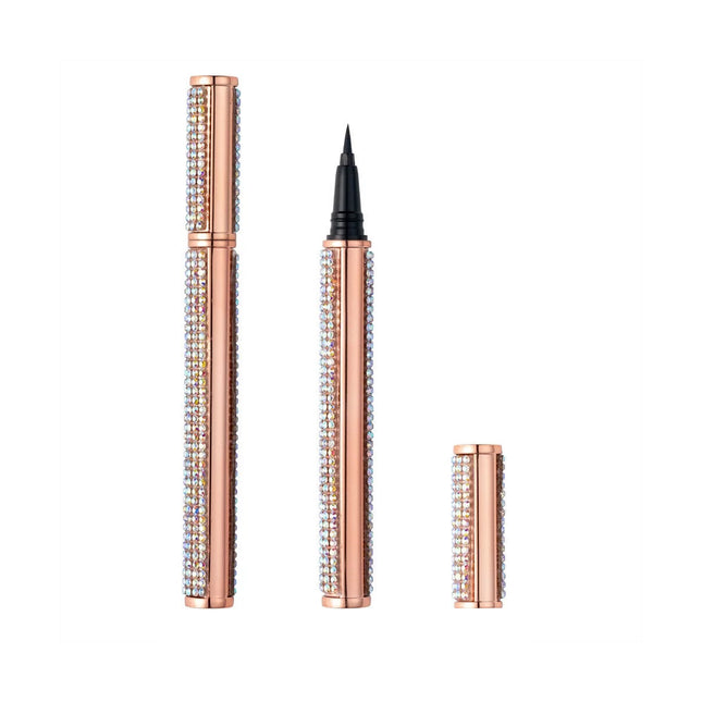 Eyeliner black waterproof - Diamond eyeliner - Premium quality: high-quality carbon black formula - Slim diamond applicator with felt tip - Durable for both professional and personal use 