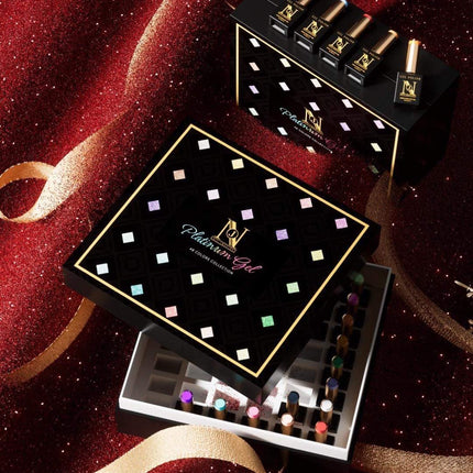 Platinum Glitter Gel Nagellak Set – 48 Kleuren - Langhoudend en Stralend