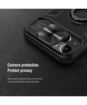 CamShield Armor Case Apple iPhone 13 Pro - Camera Slider Zwart