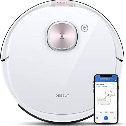 Ecovacs Deebot Ozmo T8 - Robotstofzuiger met Dweilfunctie en TrueMapping