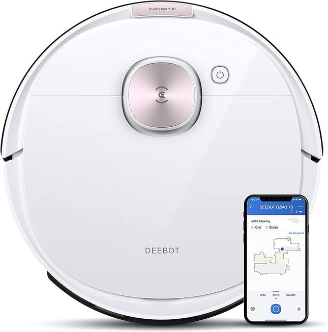 Ecovacs Deebot Ozmo T8 - Robotstofzuiger met Dweilfunctie en TrueMapping