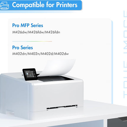 Lasertoner-Kartusche 2er-Pack 26X – Toner CF226X Schwarz – Kompatibel mit HP M402 und M426 Serie