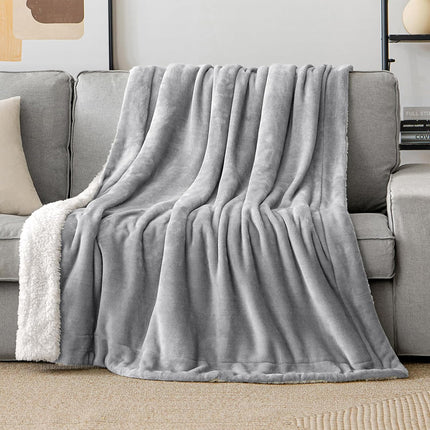 Knuffeldeken – Ultrazachte Sherpa - Dubbelzijdig Fleece – 220×240 cm