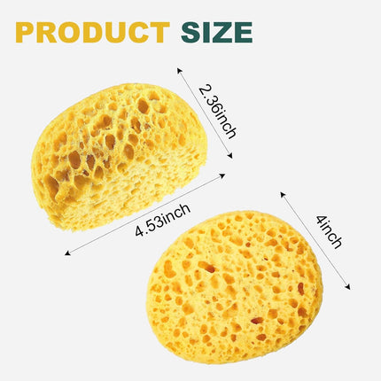 Badeschwämme – 2er-Pack – Extra groß – Wabenstruktur – Weich, luxuriös und tiefenreinigend