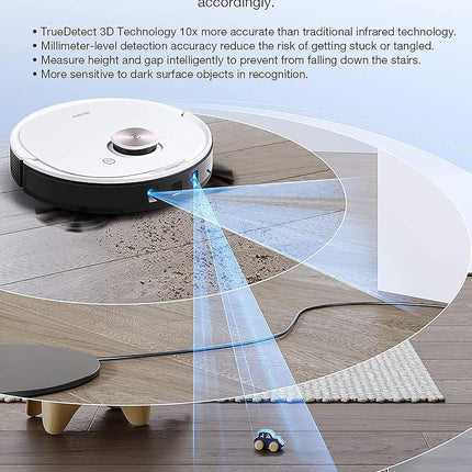 Ecovacs Deebot Ozmo T8 - Robotstofzuiger met Dweilfunctie en TrueMapping