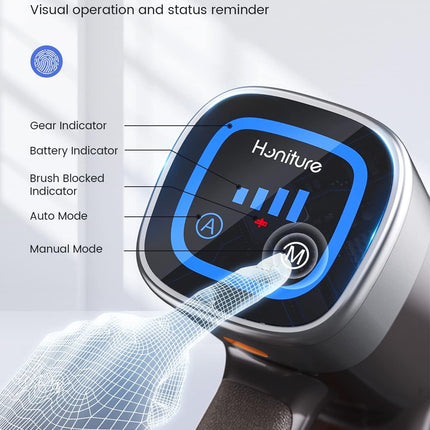 Steelstofzuiger - Draadloos - Touch Display