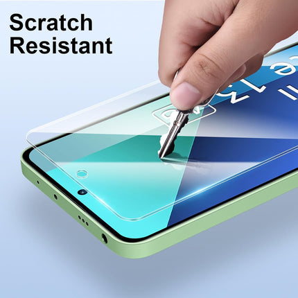 3x Displayschutzfolie – Xiaomi Redmi Note 13 4G/5G – 9H Glas – Kratzfest