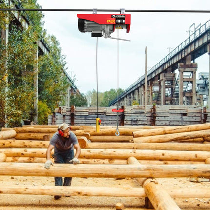 Elektrische Kabellier 400–800 kg met 12 m kabel en afstandsbediening