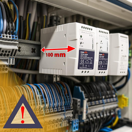 Ultra Slim 24V DIN-Rail Voeding 60W - 2,5A - Met Beveiliging