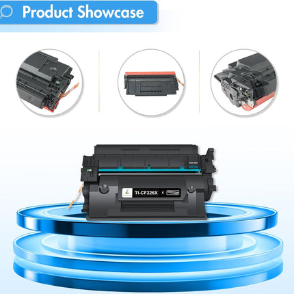 Lasertoner-Kartusche 2er-Pack 26X – Toner CF226X Schwarz – Kompatibel mit HP M402 und M426 Serie