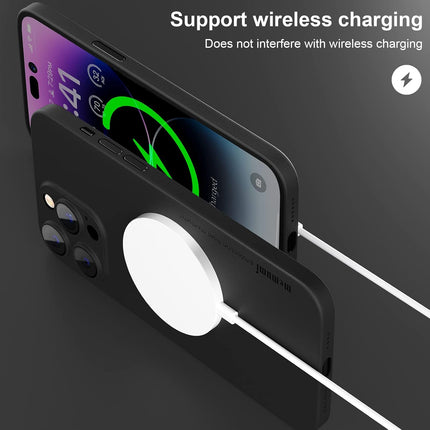 Ultradünne Handyhülle passend für iPhone 14 Pro Max – 0,3 mm – Mattschwarz – Kratzfest